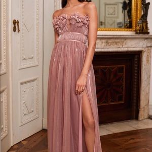 Alamour the Label Pink Strapless Dress